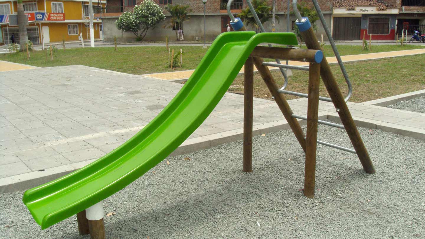 Deslizadero con Escalera